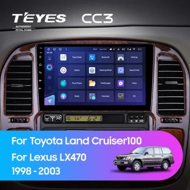 Штатная магнитола Teyes CC3 4/32 Toyota Land Cruiser 100 (1998-2003) F1