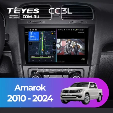 Штатная магнитола Teyes CC3L 4/64 Volkswagen Amarok (2010-2024)