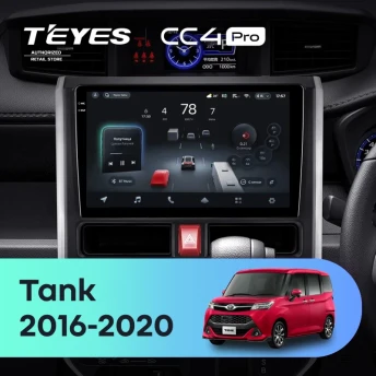 Штатная магнитола Teyes CC4 Pro 12/256 Toyota Tank (2016-2020) Правый руль