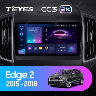 Штатная магнитола Teyes CC3 2K 4/64 Ford Edge 2 (2015-2018) F1