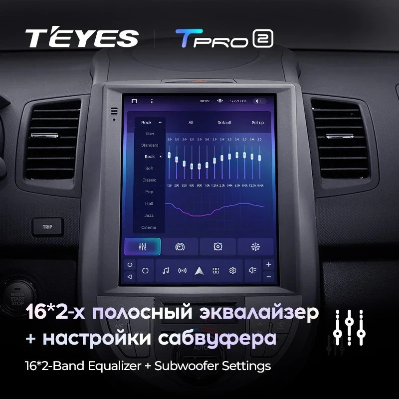 Штатная магнитола Tesla style Teyes TPRO 2 3/32 Kia Soul 1 AM (2008-2014)