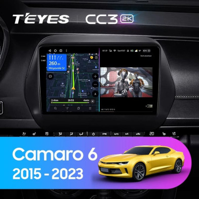 Штатная магнитола Teyes CC3 2K 6/128 Chevrolet Camaro 6 (2015-2023)