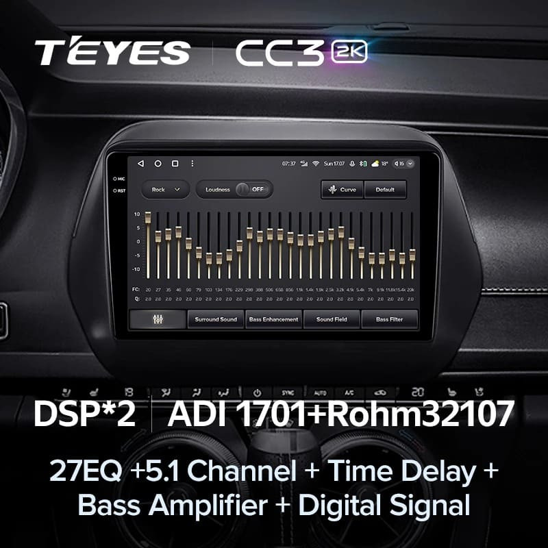 Штатная магнитола Teyes CC3 2K 6/128 Chevrolet Camaro 6 (2015-2023)