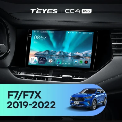 Штатная магнитола Teyes CC4 Pro 12/256 Haval F7 F7X (2019-2022)