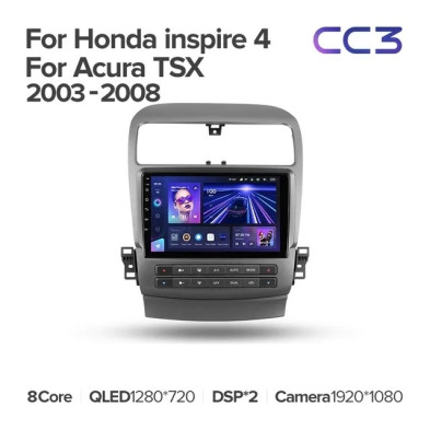 Штатная магнитола Teyes CC3L 4/32 Honda inspire 4 (2003-2007)