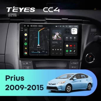 Штатная магнитола Teyes CC4 6/64 Toyota Prius 3 XW30 (2009-2015) F2 правый руль