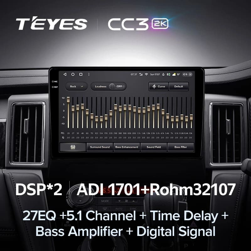 Штатная магнитола Teyes CC3 2K 360 6/128 Mitsubishi Delica D:5 (2018-2024)