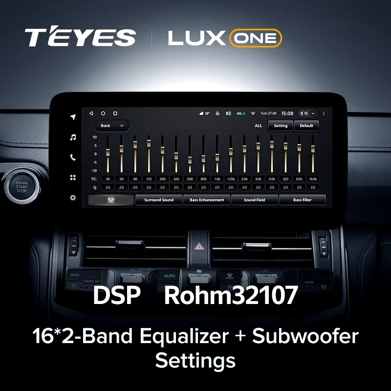 Штатная магнитола Teyes LUX ONE 6/128 Toyota Land Cruiser J300 300 (2021-2023) F1