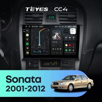 Штатная магнитола Teyes CC4 6/64 Hyundai Sonata EF рестайлинг (2001-2012)