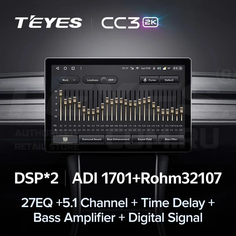 Штатная магнитола Teyes CC3 2K 6/128 Jeep Patriot (2009-2015) (13")