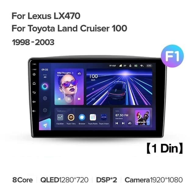 Штатная магнитола Teyes CC3 4/32 Lexus LX470 (1998-2003) F1