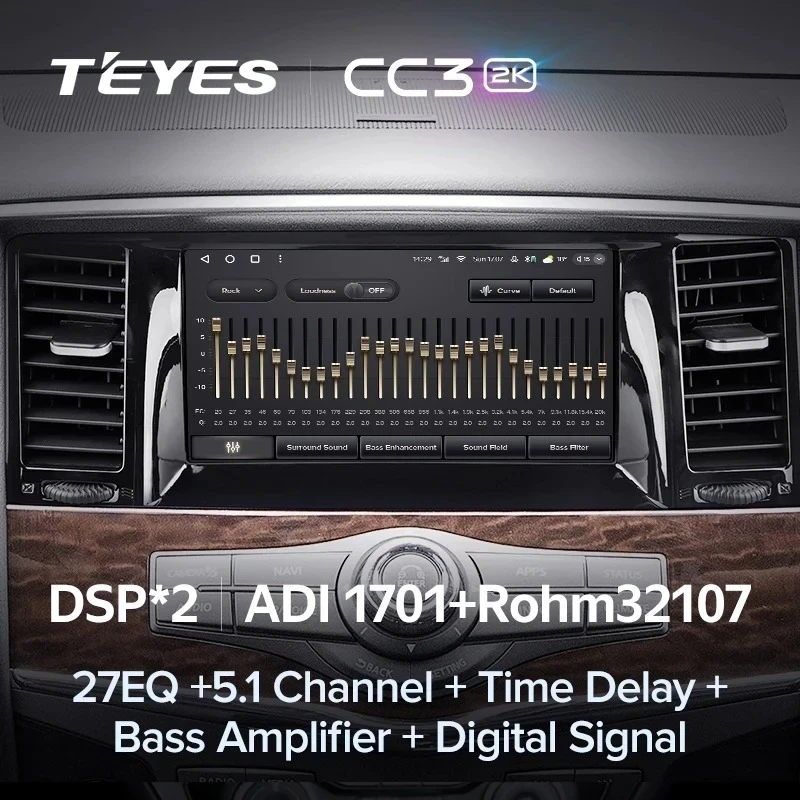 Штатная магнитола Teyes CC3 2K 360 6/128 Infiniti QX56 (2010-2013)