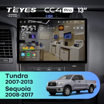 Штатная магнитола Teyes CC4 Pro 12/256 Toyota Tundra XK50 (2007-2013) (13")