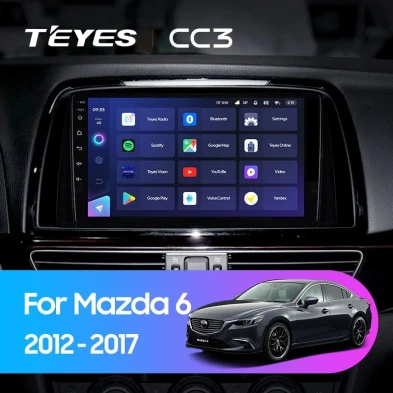 Штатная магнитола Teyes CC3 4/32 Mazda 6 GL GJ (2012-2017) Тип-B