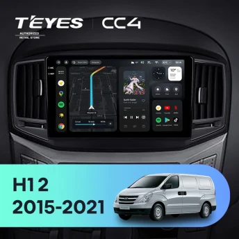 Штатная магнитола Teyes CC4 8/128 Hyundai H1 2 (2015-2021) F2