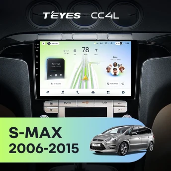 Штатная магнитола Teyes CC4L 6/64 Ford S-MAX (2006-2015) F2