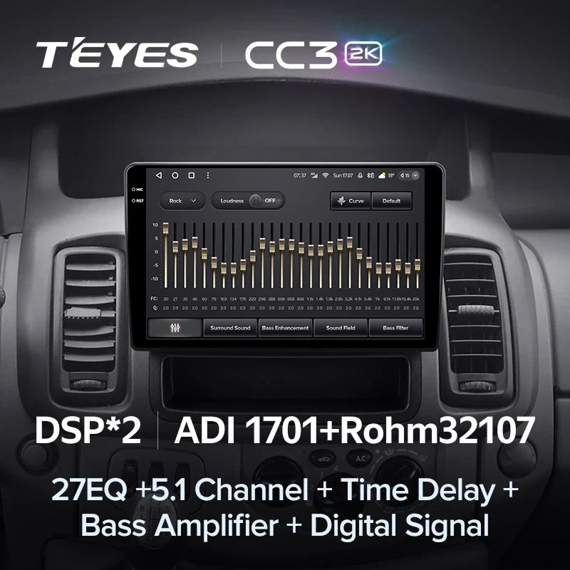 Штатная магнитола Teyes CC3 2K 6/128 Opel Vivaro A (2006-2014) Тип-B