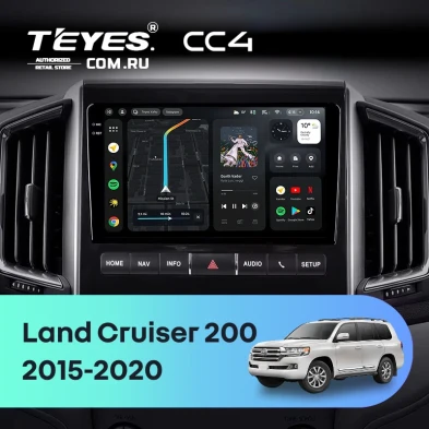 Штатная магнитола Teyes CC4 6/64 Toyota Land Cruiser 200 (2015-2020) F2