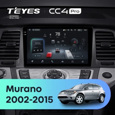 Штатная магнитола Teyes CC4 Pro 12/256 Nissan Murano Z50 (2002-2015)