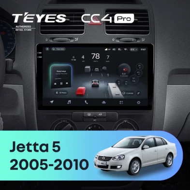 Штатная магнитола Teyes CC4 Pro 12/256 Volkswagen Jetta 5 (2005-2010)