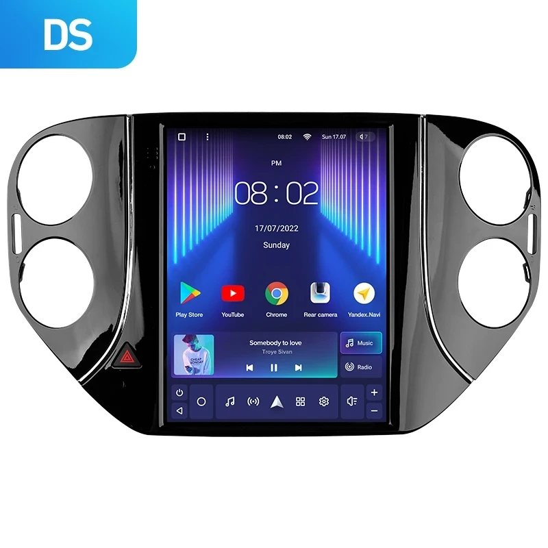 Переходная рамка Volkswagen Tiguan 1 NF (2007-2016) (9,7")