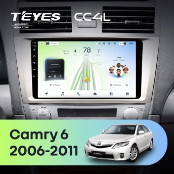 Штатная магнитола Teyes CC4L 6/64 Toyota Camry 6 XV 40 (2006-2011) F1