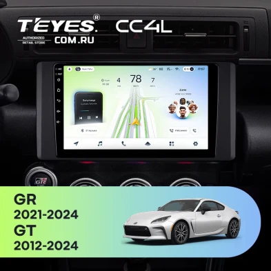 Штатная магнитола Teyes CC4L 6/64 Toyota GR 86 ZN8 GT 86 ZN6 (2012-2021)