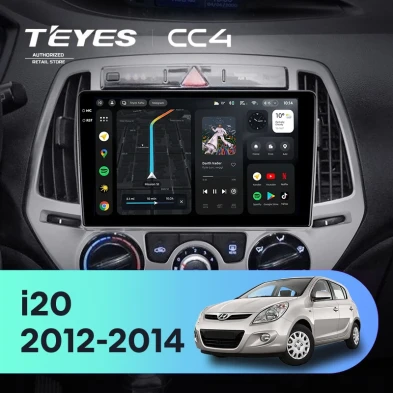 Штатная магнитола Teyes CC4 6/64 Hyundai i20 2 (2012-2014)