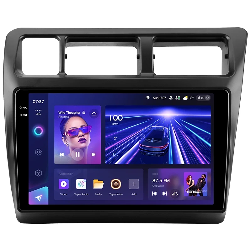 Переходная рамка Toyota Sprinter 7 E100 (1991-2002) (Правый руль) F1 (9")