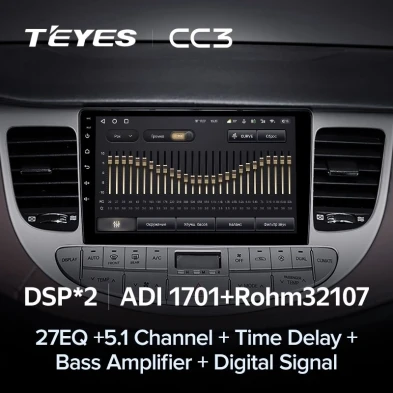 Штатная магнитола Teyes CC3 4/32 Hyundai Rohens Genesis (2008-2013) F1