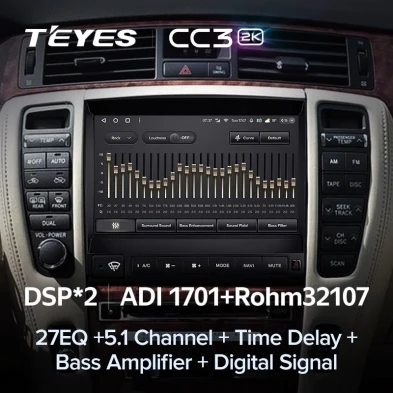Штатная магнитола Teyes CC3 2K 360 6/128 Toyota Crown 12 S180 (1999-2008)