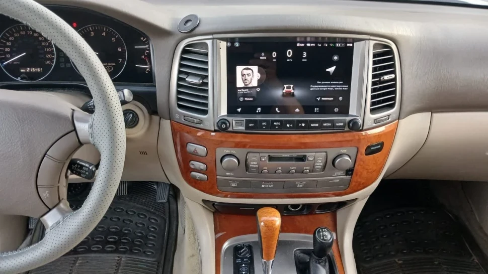 Штатная магнитола Teyes CC3 2K 6/128 Toyota Land Cruiser 100 (2002-2007) F2 Тип-C