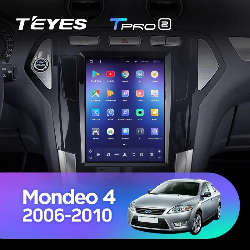 Штатная магнитола Tesla style Teyes TPRO 2 4/64 Ford Mondeo 4 (2006-2010)