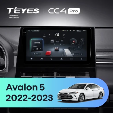 Штатная магнитола Teyes CC4 Pro 12/256 Toyota Avalon V XX50 (2022-2023)