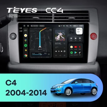 Штатная магнитола Teyes CC4 6/64 Citroen C4 (2004-2014)